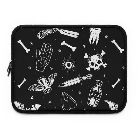 Laptop sleeve - A Few of My Macabre Things