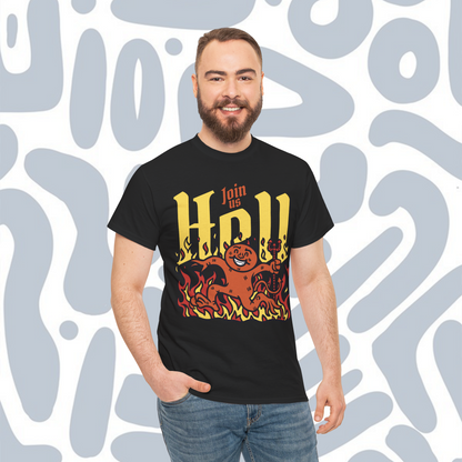 T-shirt Join us hell