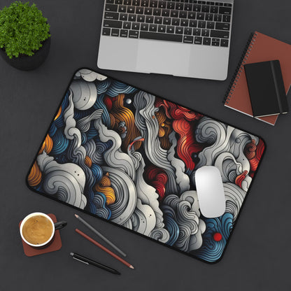 Abstract harmony Desk Mat