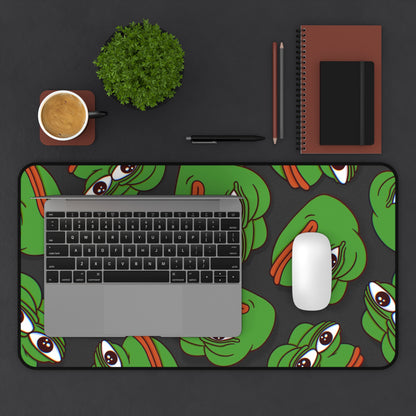 Meme Pepe Art Desk Mat