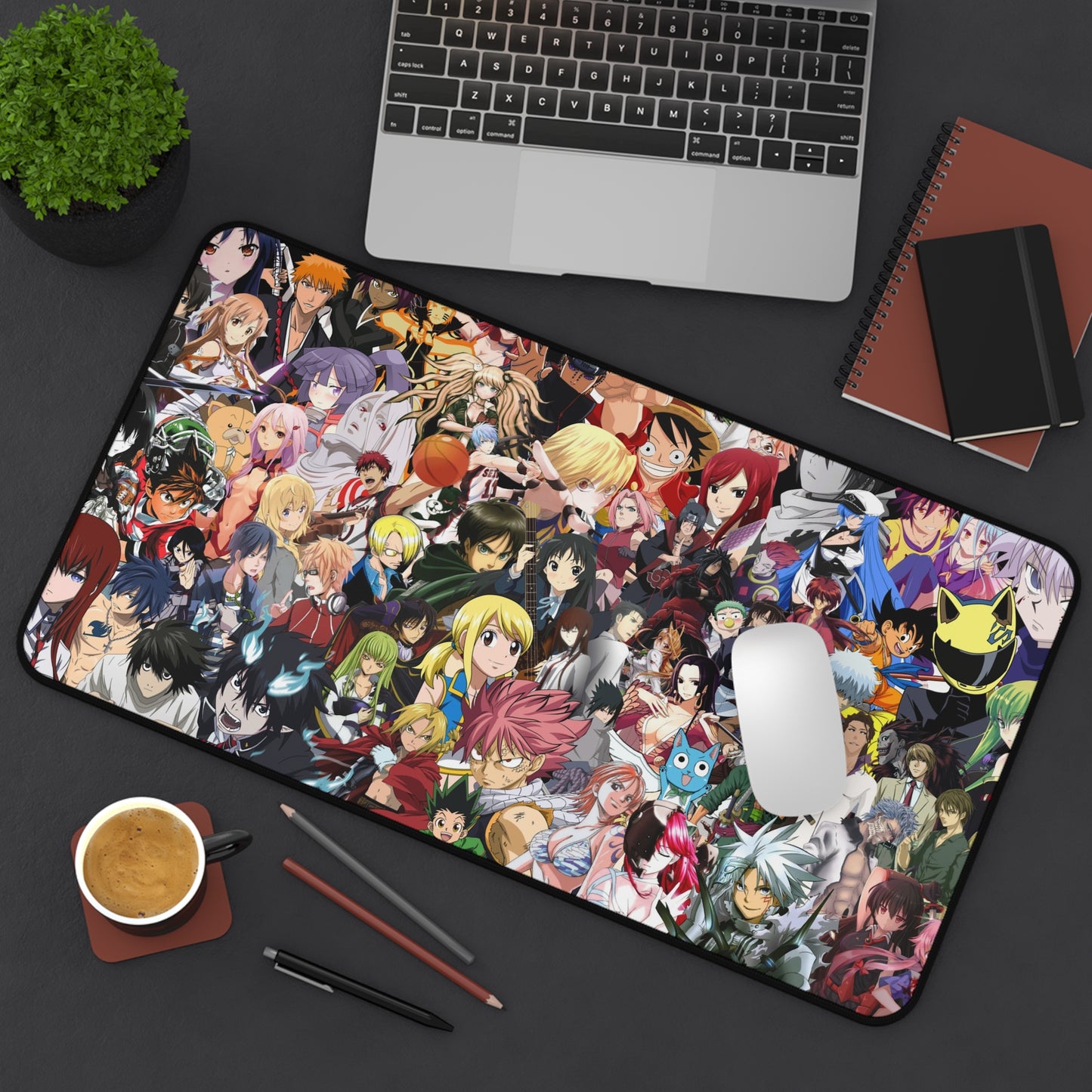 Anime Mix Desk Mat, Gaming keyboard matt, mousepad large, XXL extended deskpad mouse pad