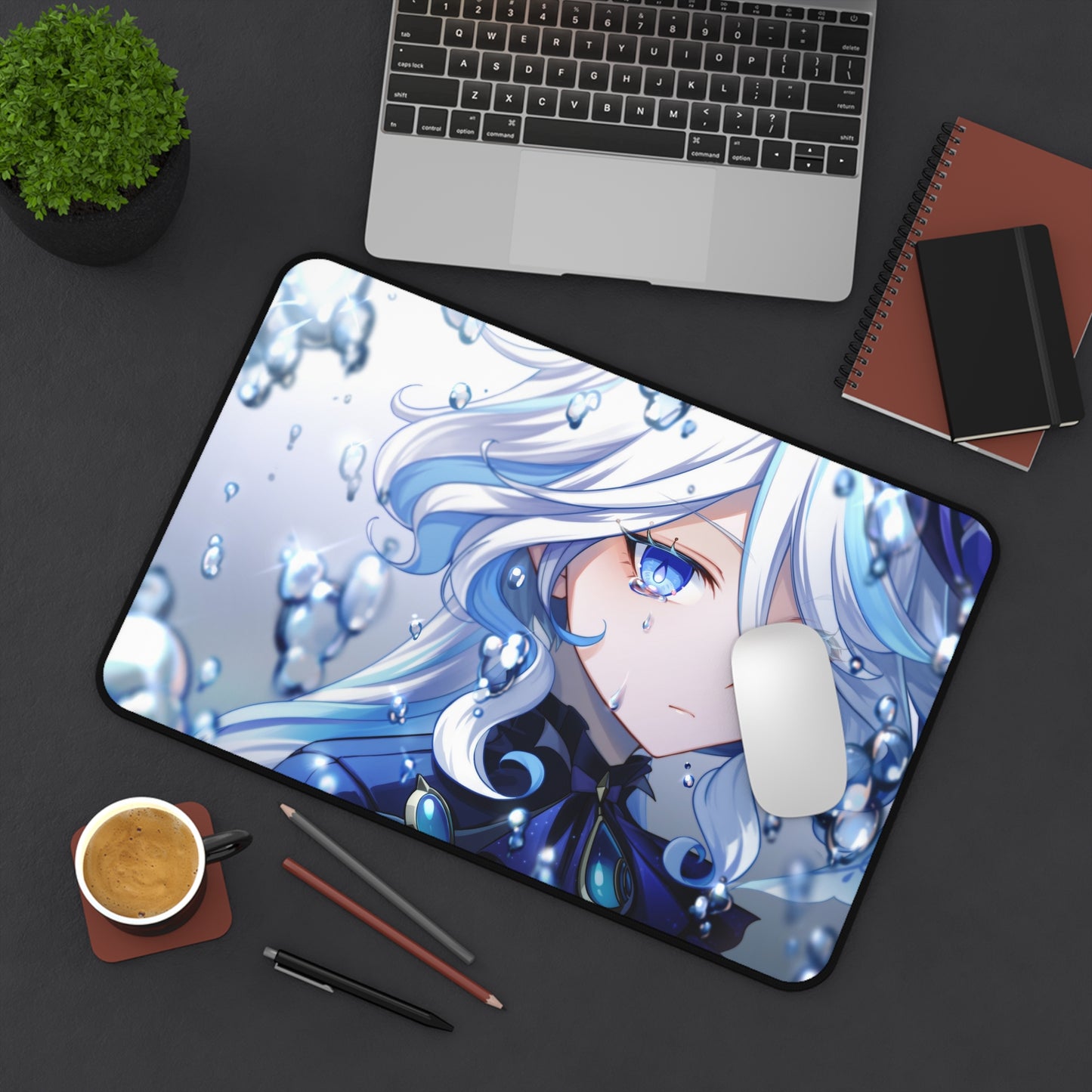 Anime Girl Furina Genshin Gaming Desk Mat
