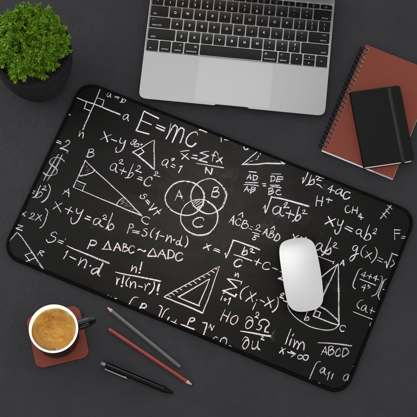 Blackboard Desk Mat, gaming mouse mat, mousepad large, XXL deskpad mouse pad