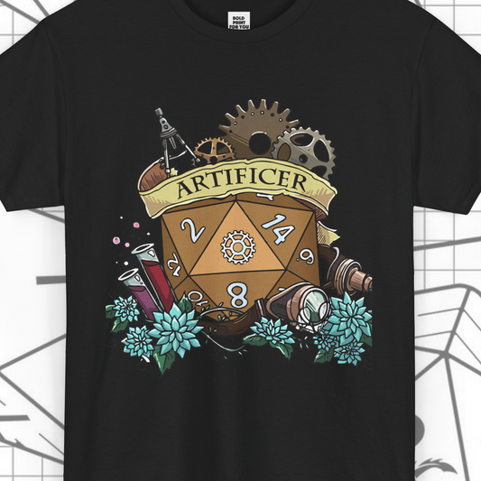 DND Artificer T-Shirt, Dungeons & Dragons Unisex tee