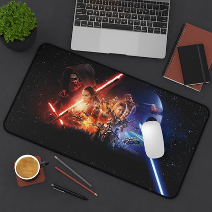 Star Wars ep 7 Desk Mat, Gaming keyboard matt, mousepad large, XXL extended deskpad mouse pad - Bold Print