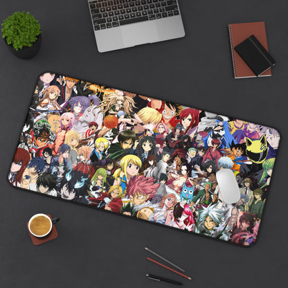 Anime Mix Desk Mat, Gaming keyboard matt, mousepad large, XXL extended deskpad mouse pad