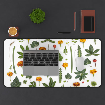 Leaves Desk Mat, Gaming keyboard matt, mousepad large, XXL extended deskpad mouse pad