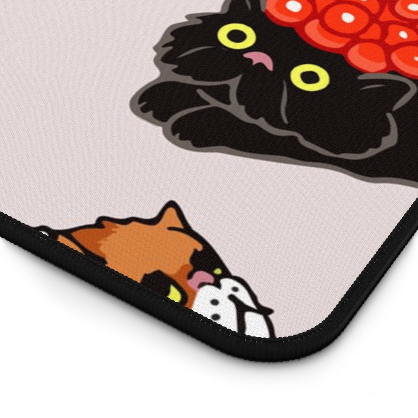 Sushi Cat Desk Mat, Gaming keyboard matt, mousepad large, XXL extended deskpad mouse pad