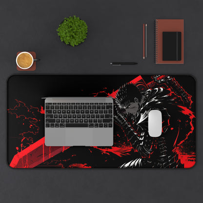 Anime Warrior Gaming Desk Mat