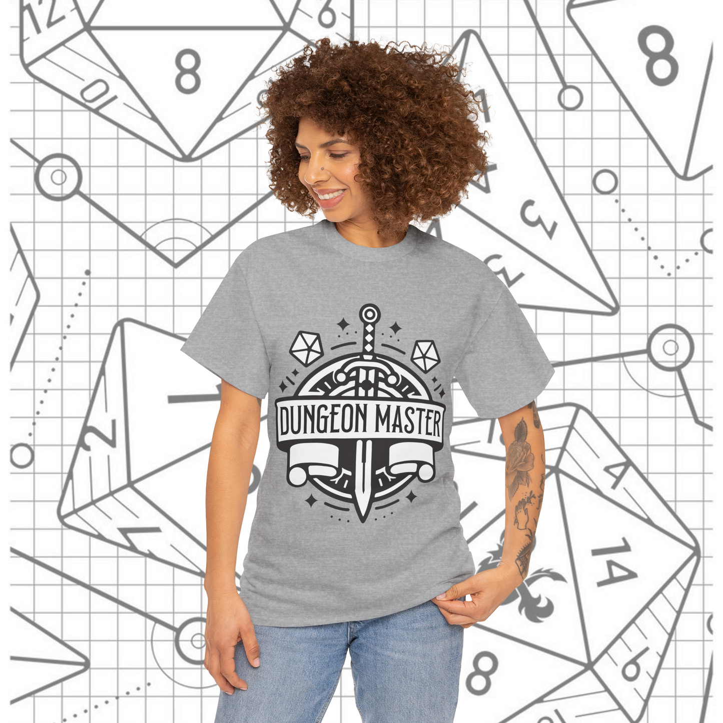 Dungeon master T-shirt, funny t-shirt, graphic shirts, unisex tshirt, printed T-shirt