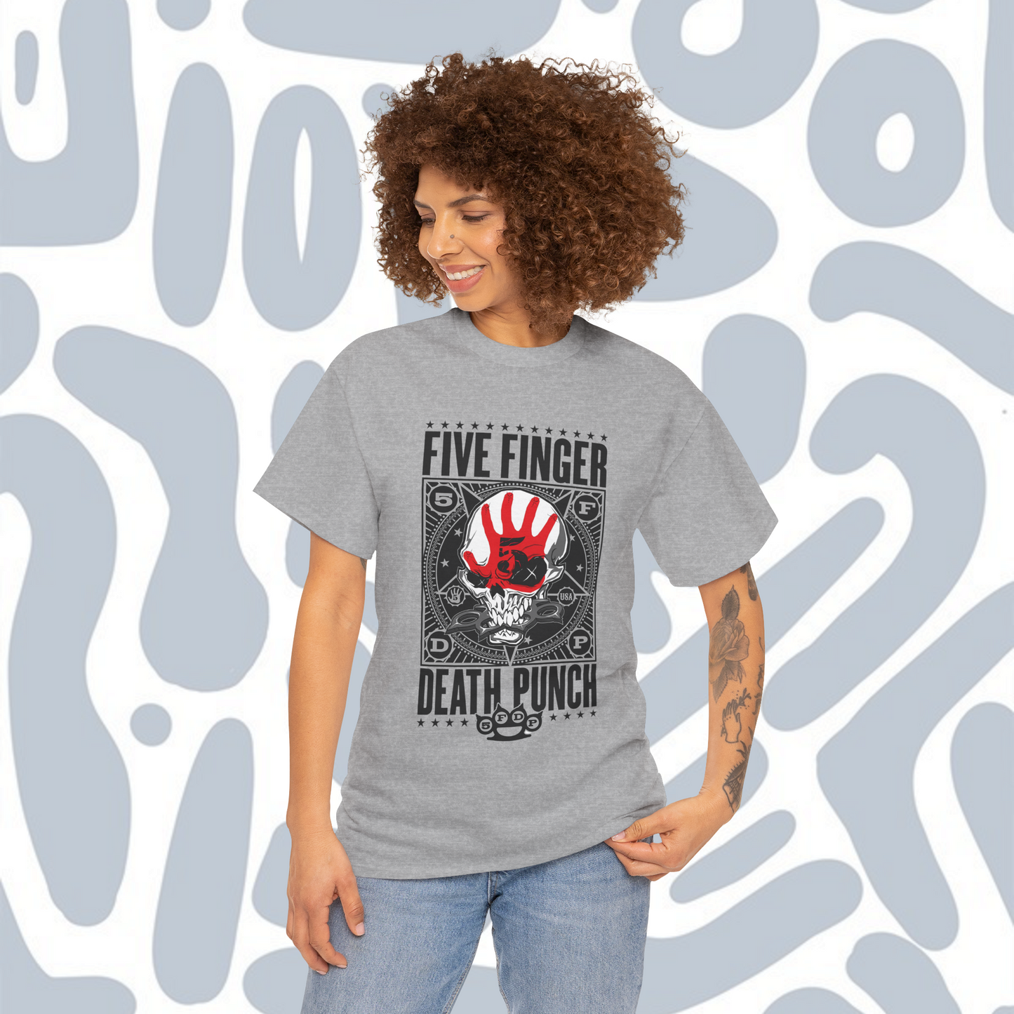 Five Finger Death Punch T-Shirt, Metal Unisex tee