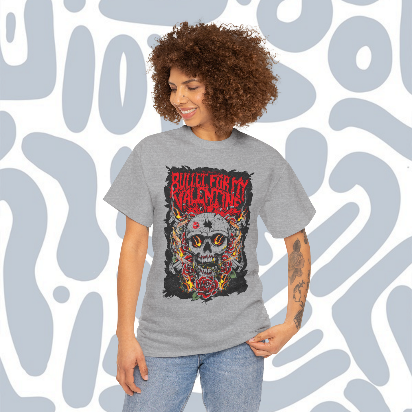 Bullet For My Valentine (art 2)T-Shirt, Metal Unisex tee