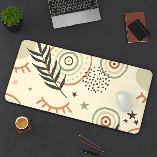 Boho Desk Mat, gaming mouse mat, mousepad large, XXL deskpad mouse pad