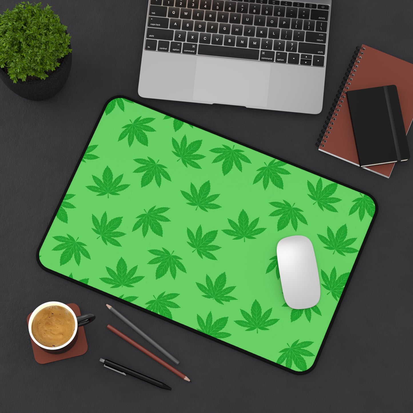 Marijuana Desk Mat, Gaming keyboard mat, XXL mousepad