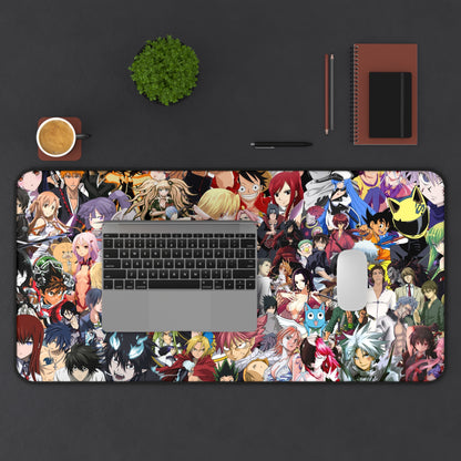 Anime Mix Desk Mat, Gaming keyboard matt, mousepad large, XXL extended deskpad mouse pad