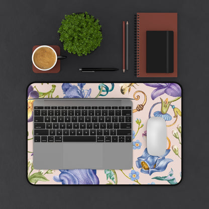 Desk Mat Aesthetic purple floral