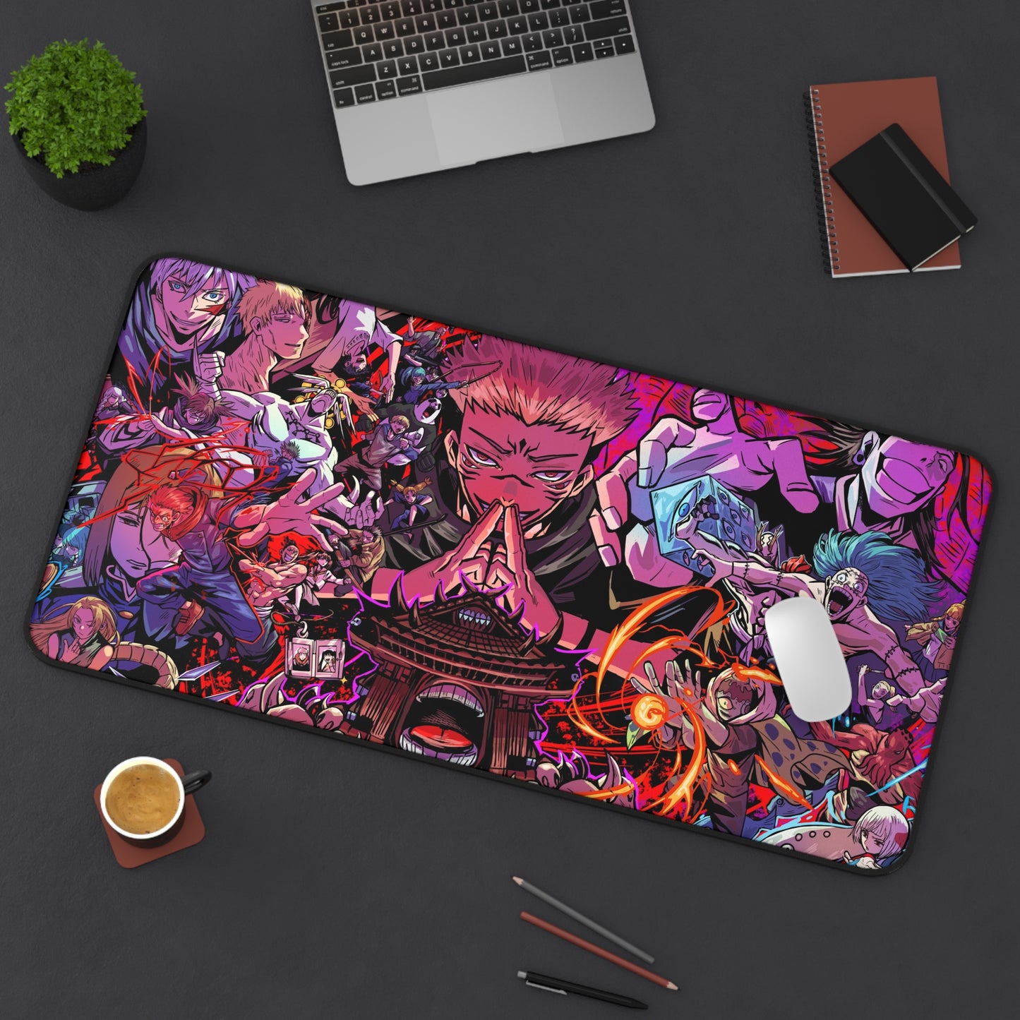 Anime Jujutsu Kaisen Gojo vs Sukuna Desk Mat