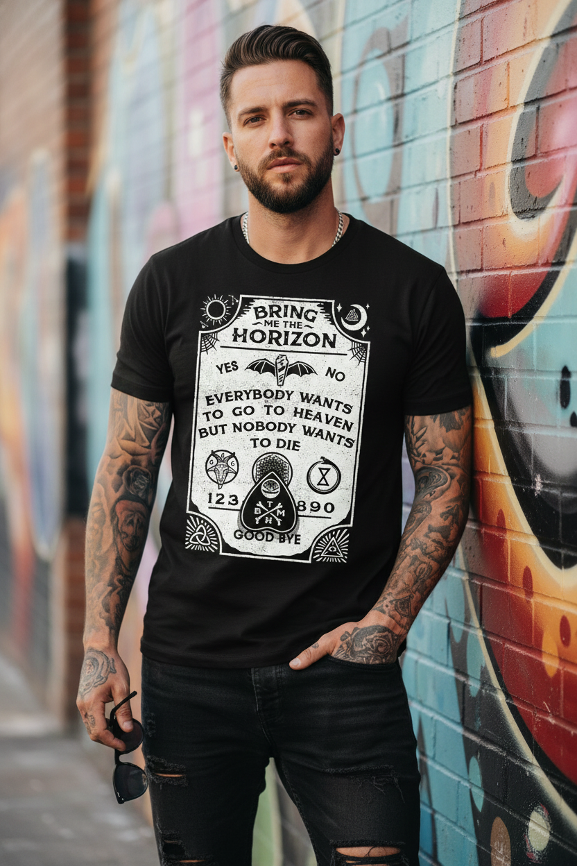 BRING ME THE HORIZON (art 5) T-Shirt, Metal Unisex tee