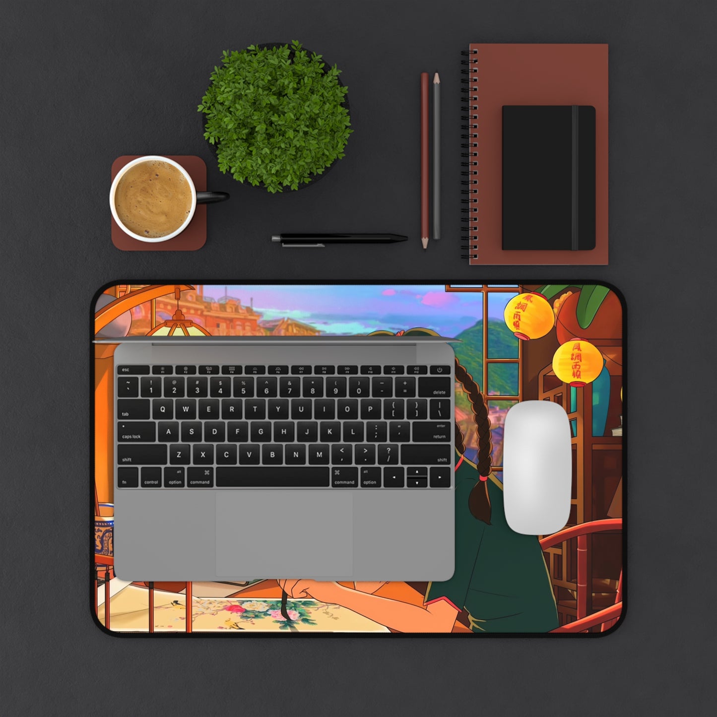 Lofi Girl Gaming Desk Mat