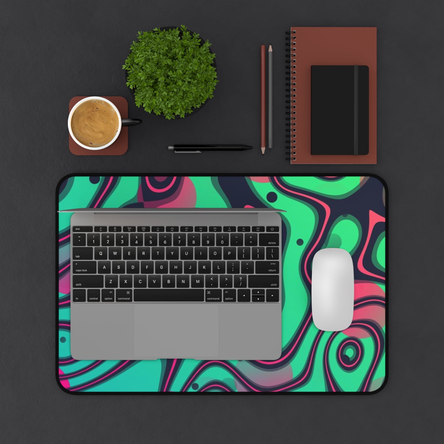 Abstract Symphony Desk Mat