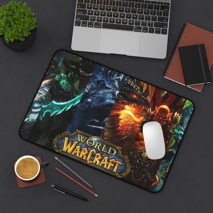 Heroes of World of Warcraft Desk Mat, Gaming keyboard matt, mousepad large, XXL extended deskpad mouse pad - Bolt Print