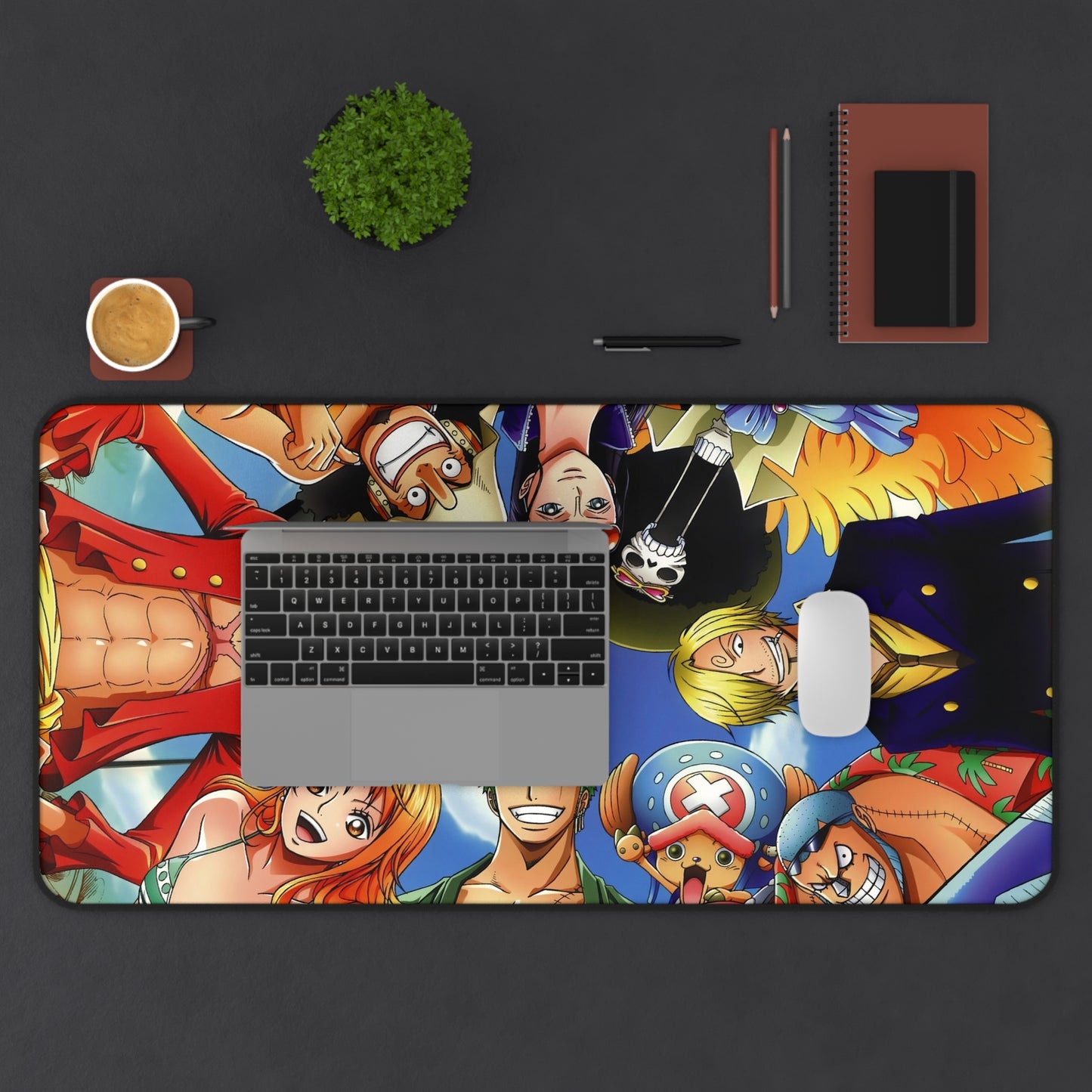 Characters from One Piece Desk Mat, Gaming keyboard mat, mousepad large, XXL extended deskpad mouse pad