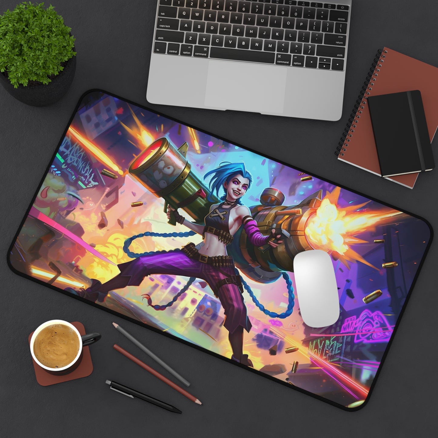 Anime Jinx League of Legends Desk Mat