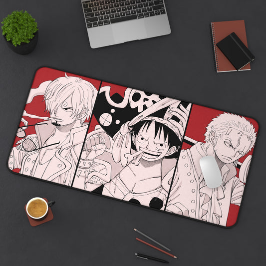 One Piece characters Anime Desk Mat