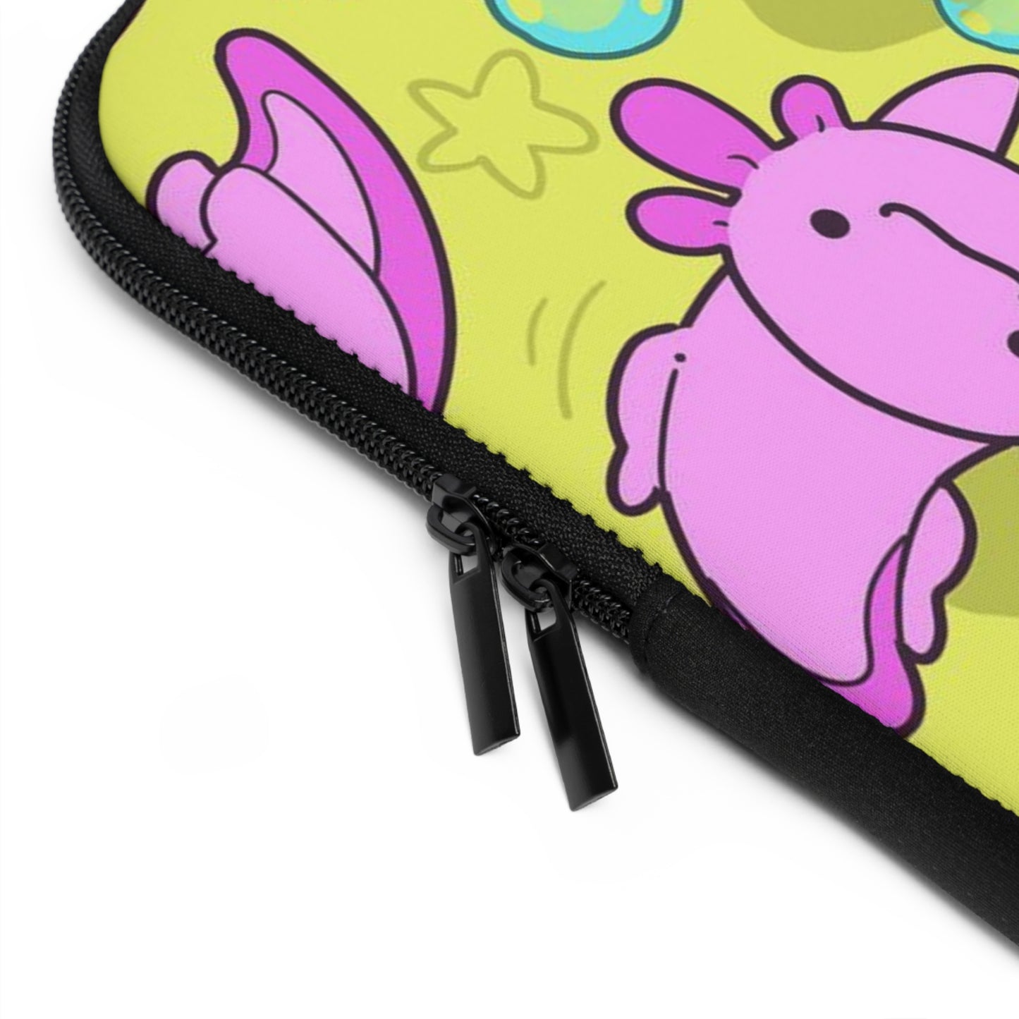 Axolotl Laptop sleeve macbook or any laptop, laptop bag, laptop cover