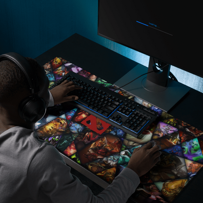 Dota 2 Desk Mat, deskmat xl, Gaming keyboard matt, mousepad large, XXL extended deskpad mouse pad, large gaming mousepad - Bolt Print