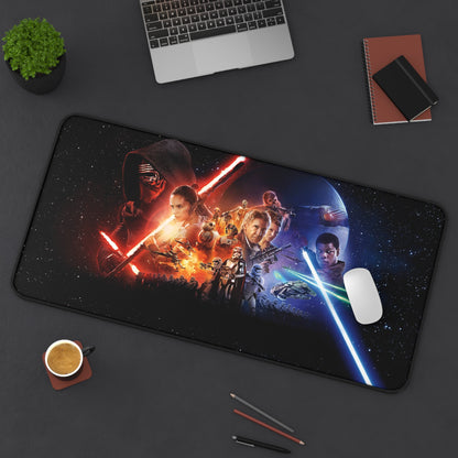 Star Wars ep 7 Desk Mat, Gaming keyboard matt, mousepad large, XXL extended deskpad mouse pad - Bold Print