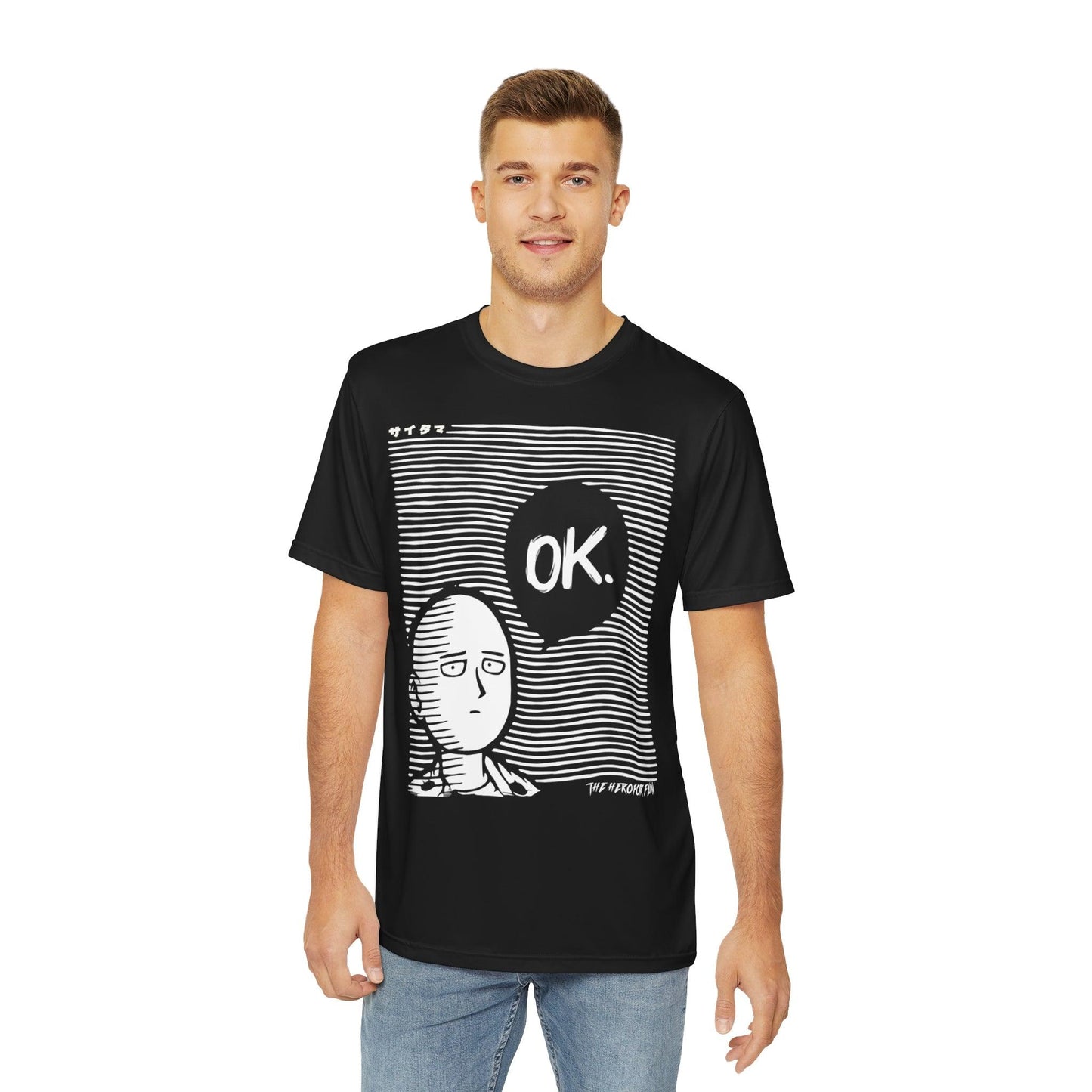 Anime one punch man tshirt print, manga tshirt, anime clothing - Bolt Print