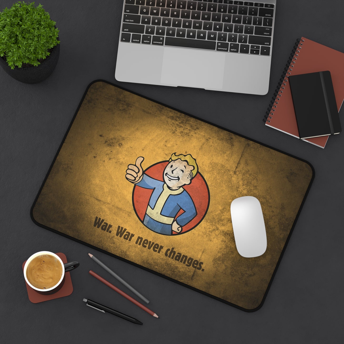 Fallout War Desk Mat, gaming mouse mat, mousepad large, XXL deskpad mouse pad