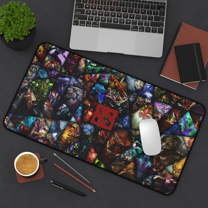 Dota 2 Desk Mat, deskmat xl, Gaming keyboard matt, mousepad large, XXL extended deskpad mouse pad, large gaming mousepad - Bolt Print