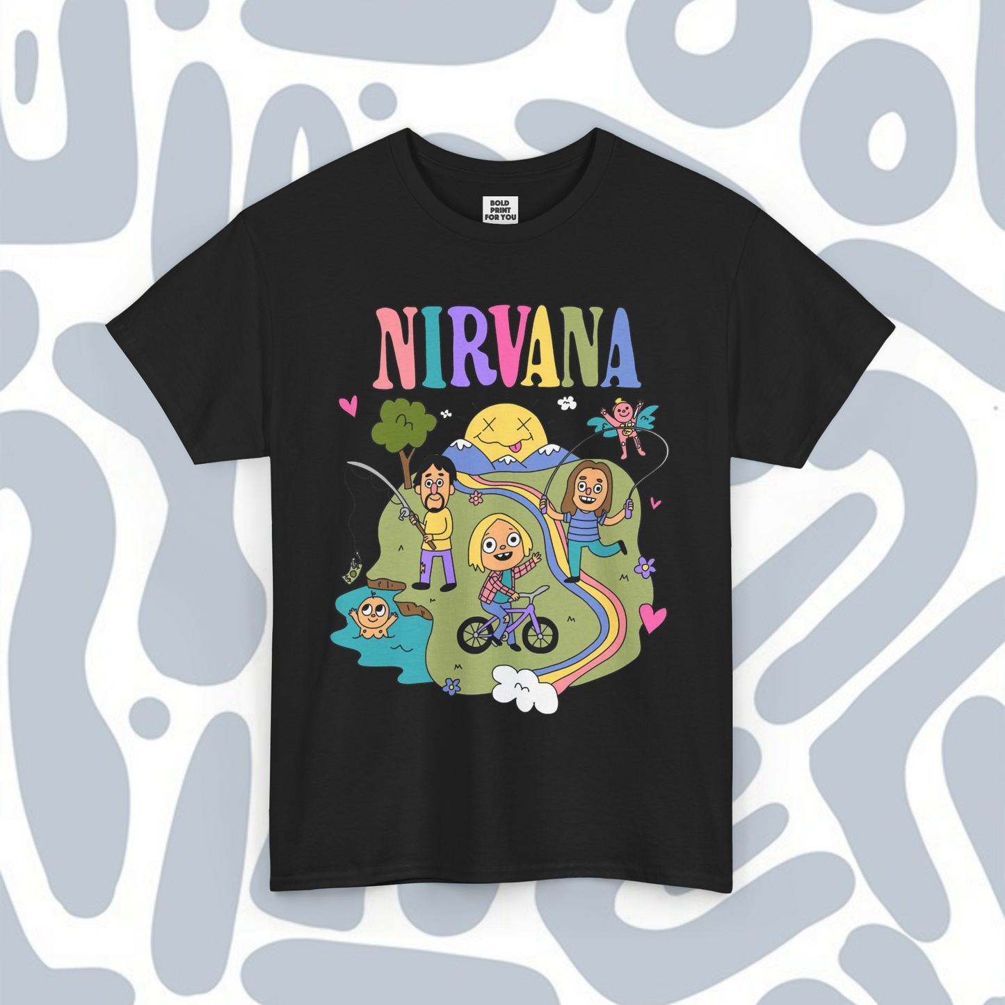 Nirvana T-Shirt, Metal Unisex tee