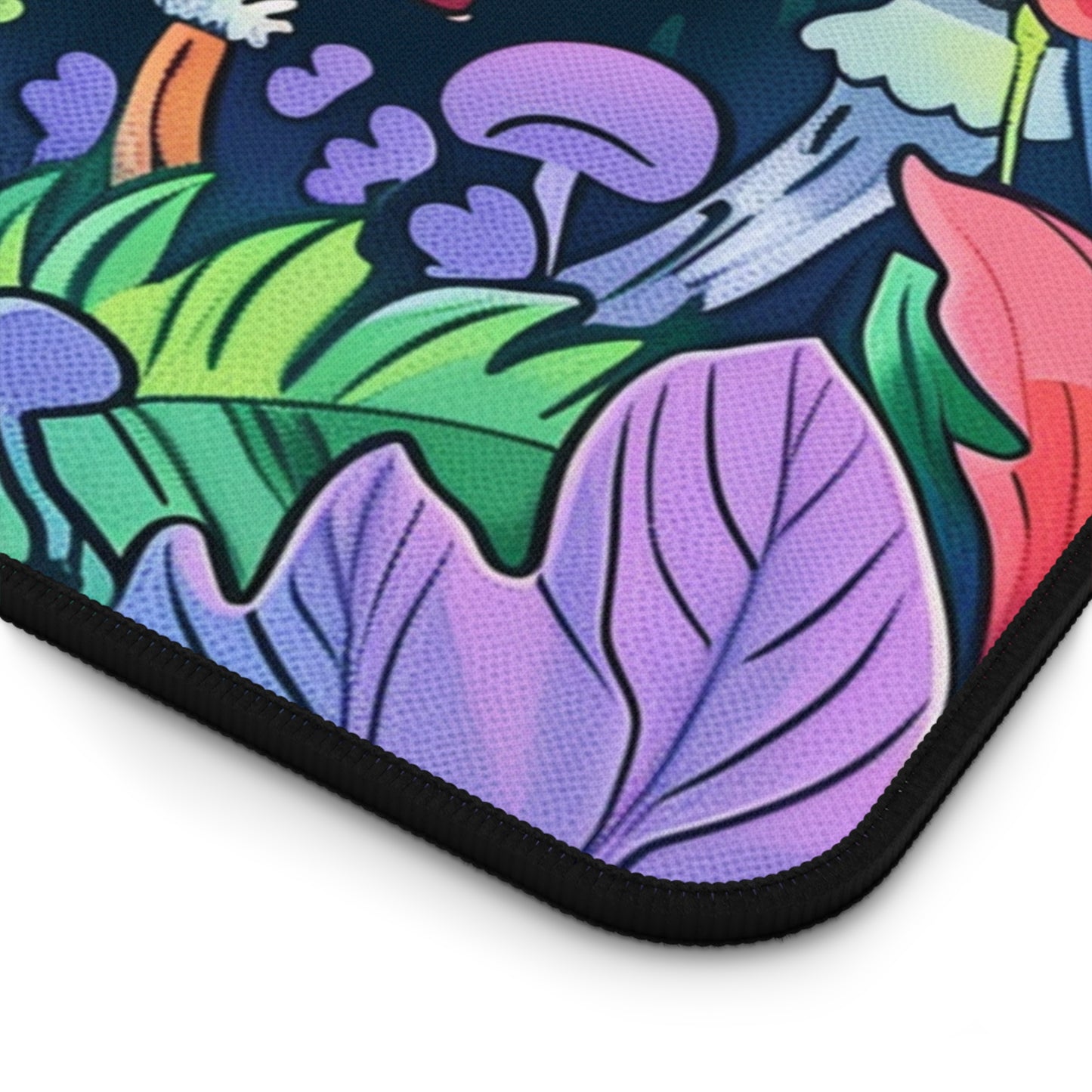 Forest mushrooms Desk Mat, Psychedelic gaming mouse mat, XXL deskpad mouse pad