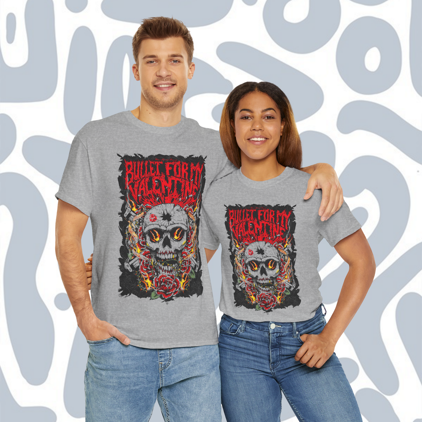 Bullet For My Valentine (art 2)T-Shirt, Metal Unisex tee