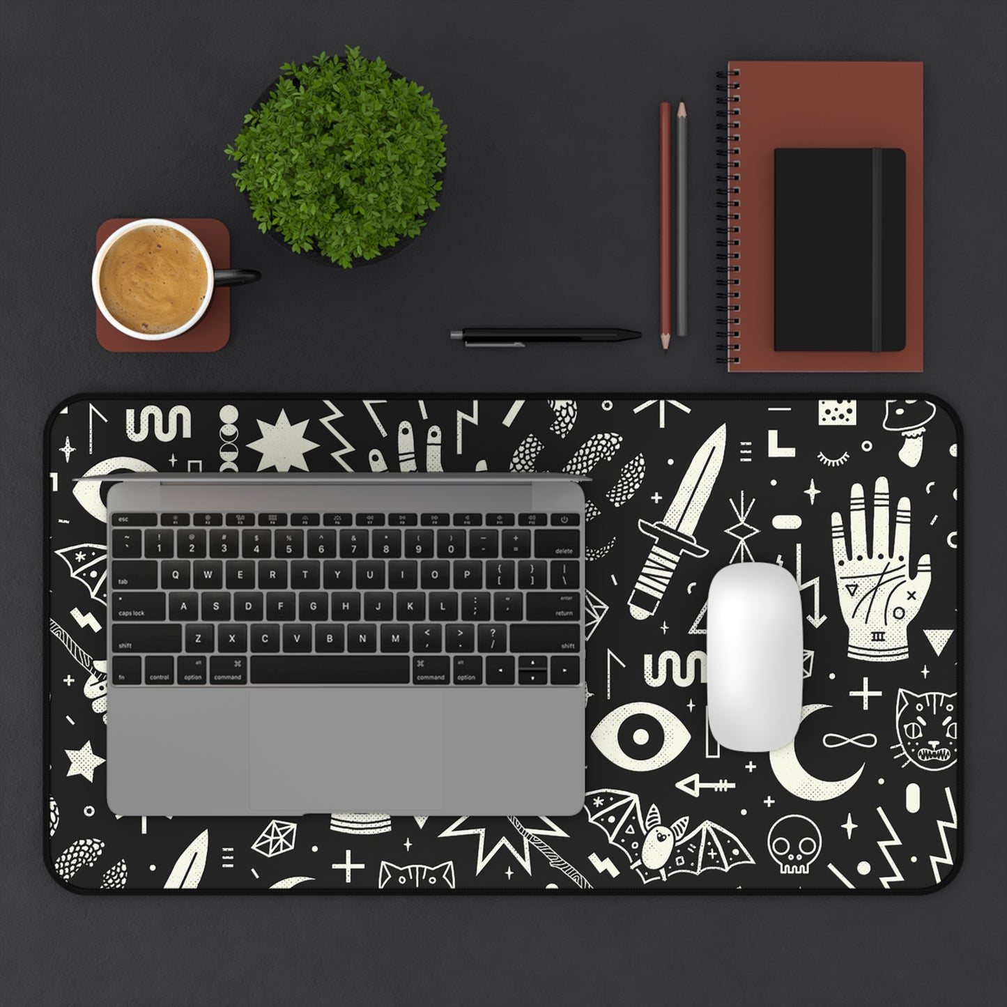 Witchcraft Desk Mat, Gaming keyboard mat, XXL mousepad