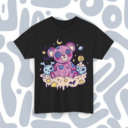 T-shirt Kawaii goth teddybear