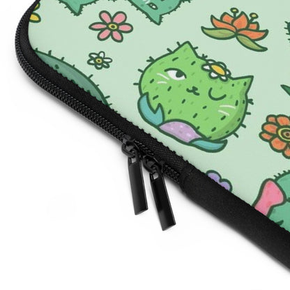 Cats cacti Laptop sleeve macbook or any laptop, laptop bag, laptop cover