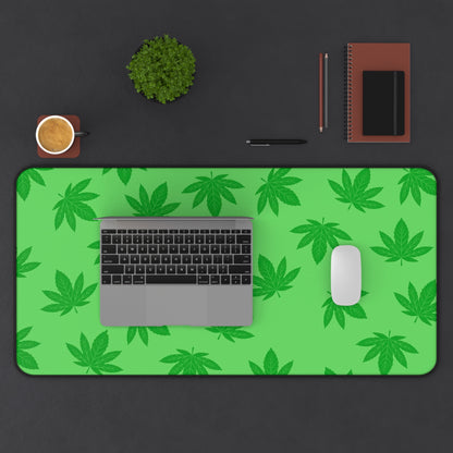 Marijuana Desk Mat, Gaming keyboard mat, XXL mousepad