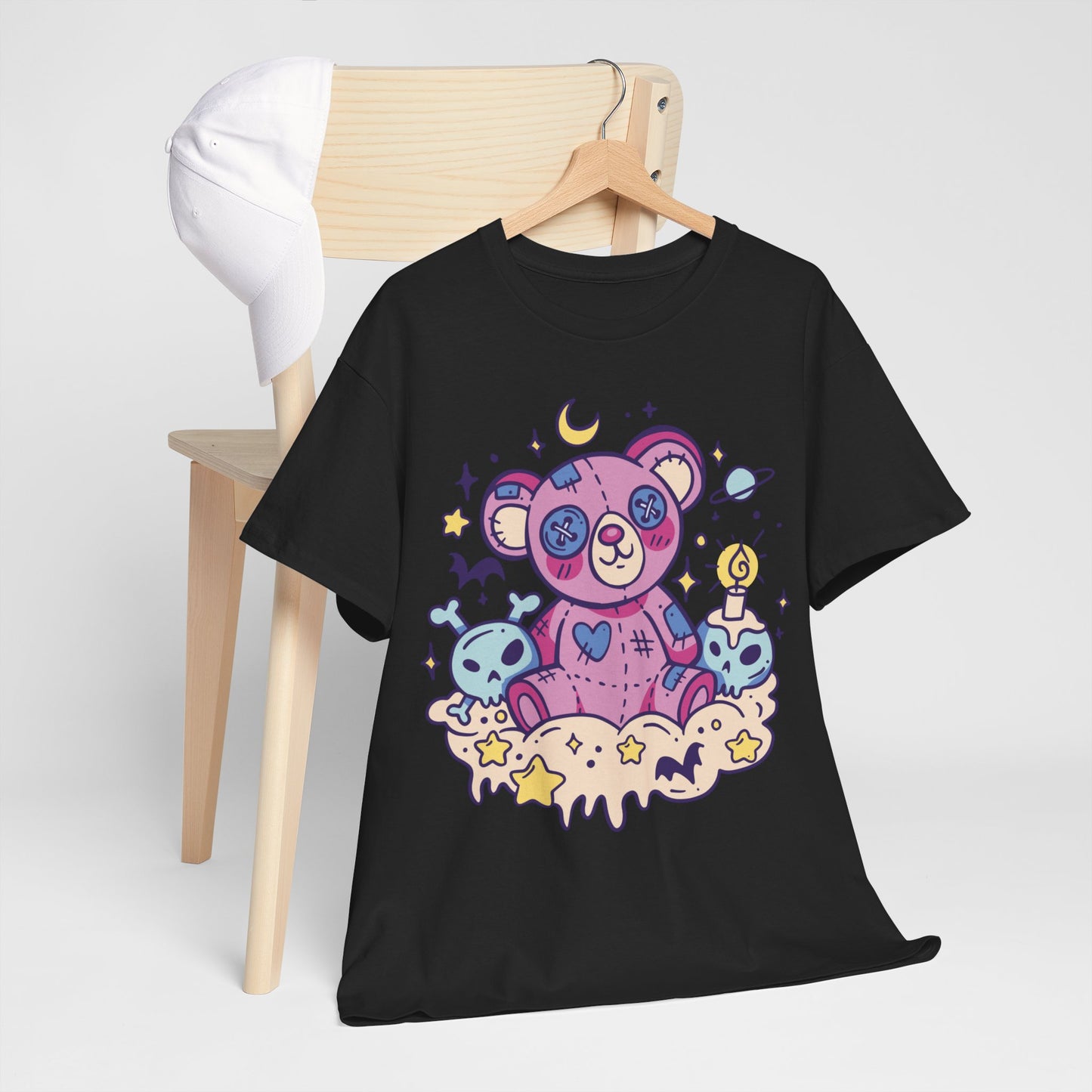 T-shirt Kawaii goth teddybear