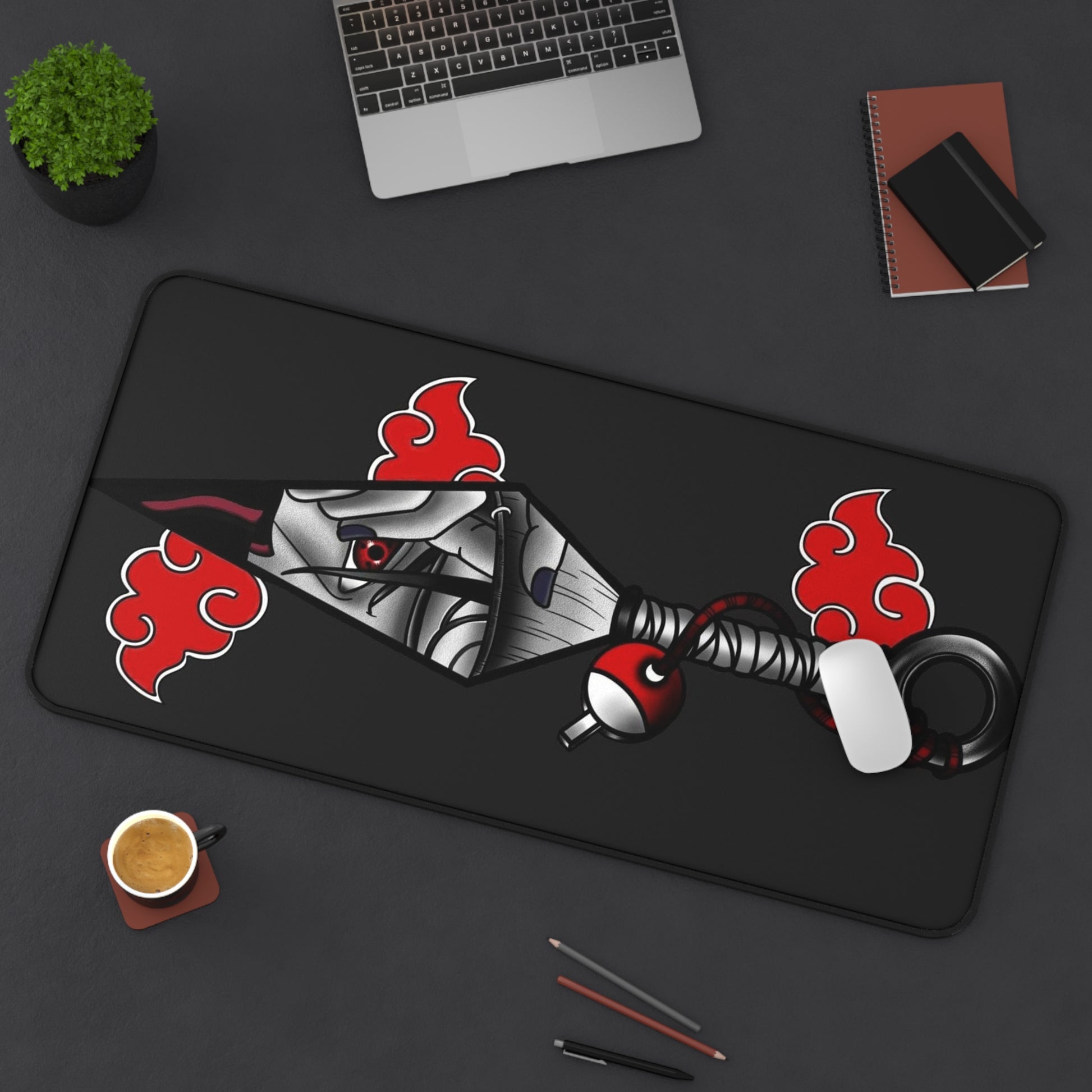 Naruto blade Desk Mat, deskmat xl, Gaming keyboard matt, mousepad large, XXL extended deskpad mouse pad, large gaming mousepad - Bolt Print