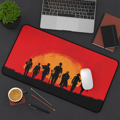 Red Dead Redemption2 Desk Mat, deskmat xl, Gaming keyboard matt, mousepad large, XXL extended deskpad mouse pad, large gaming mousepad - Bolt Print