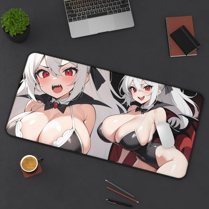 Anime Girl in Swimsuit Desk Mat