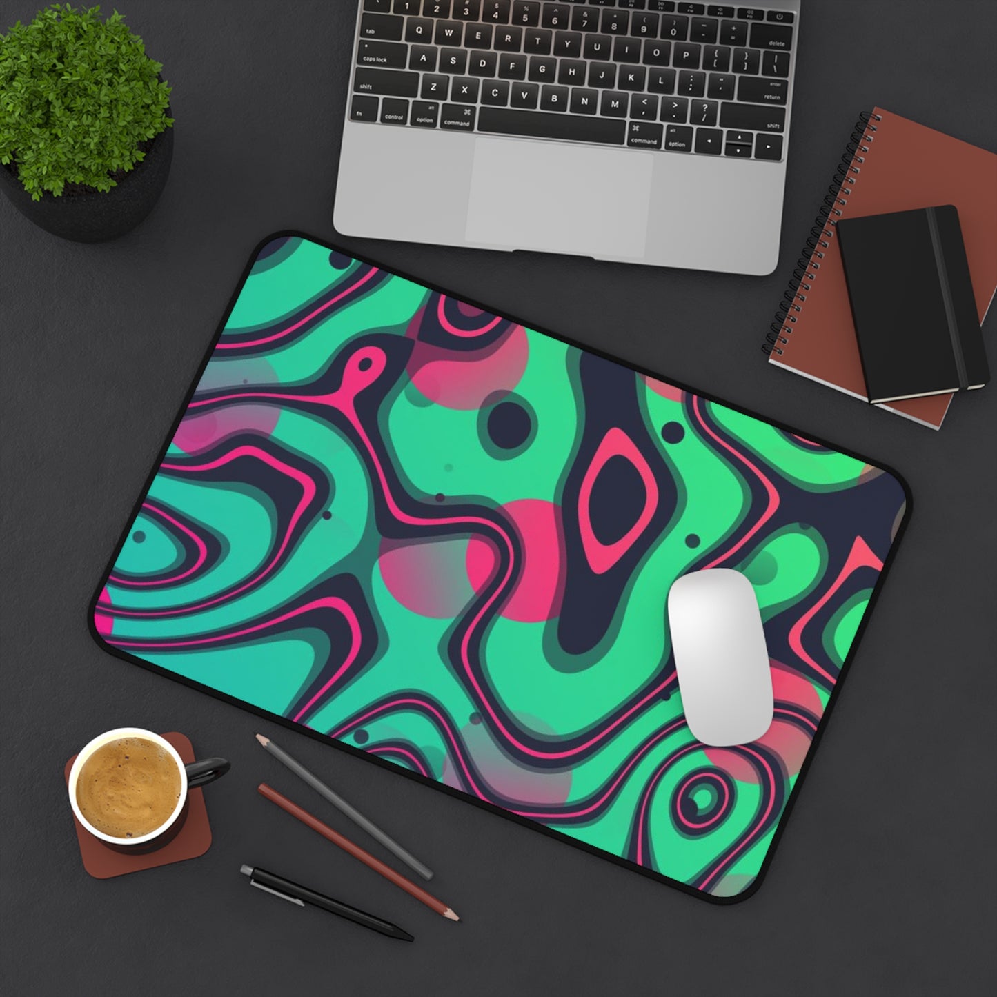 Abstract Symphony Desk Mat