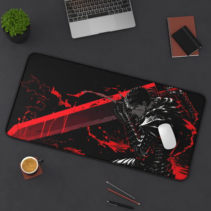 Anime Warrior Gaming Desk Mat