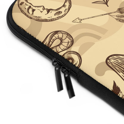 boho style Laptop sleeve macbook or any laptop, laptop bag, Laptop carrying case