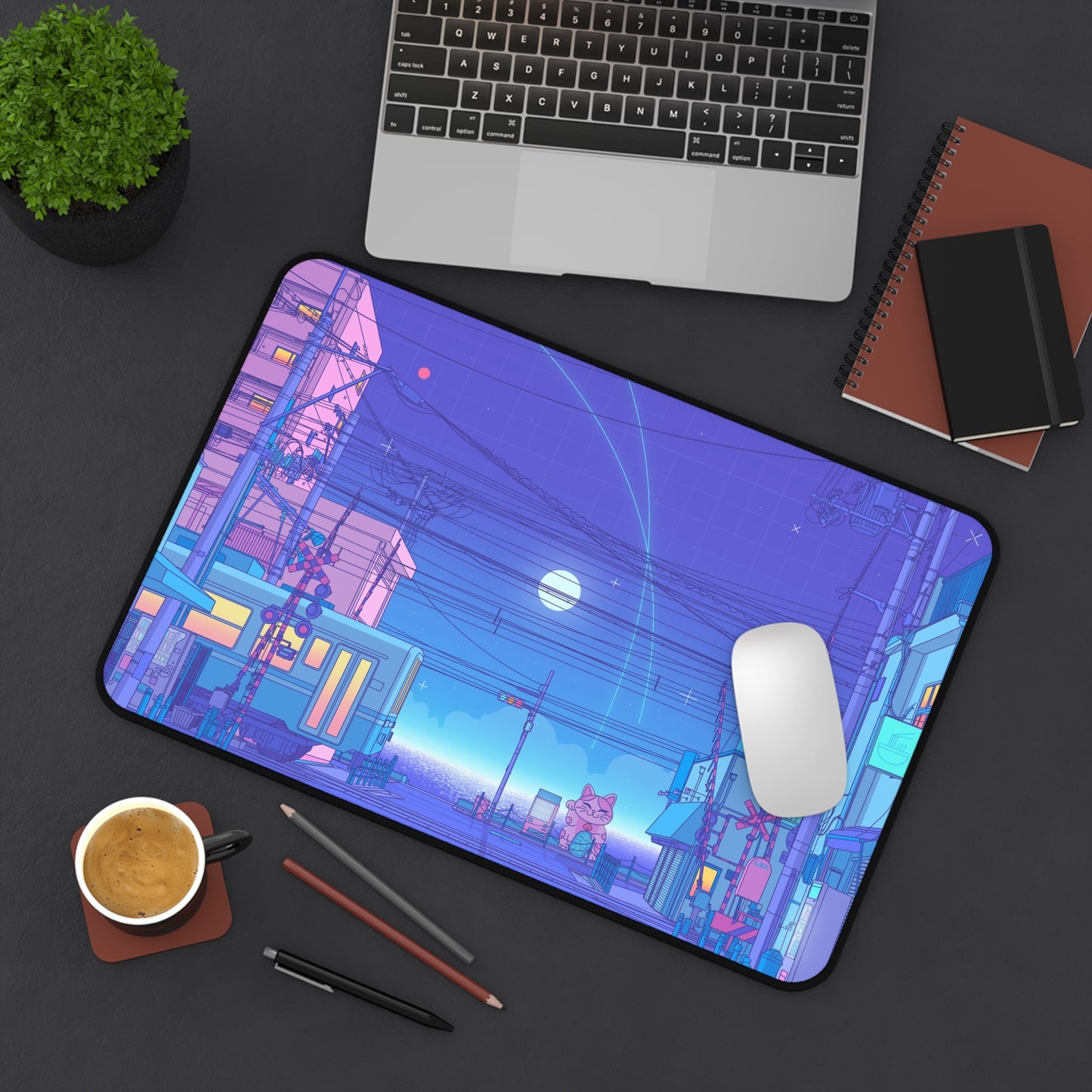 Lofi Japanese Gaming Desk Mat