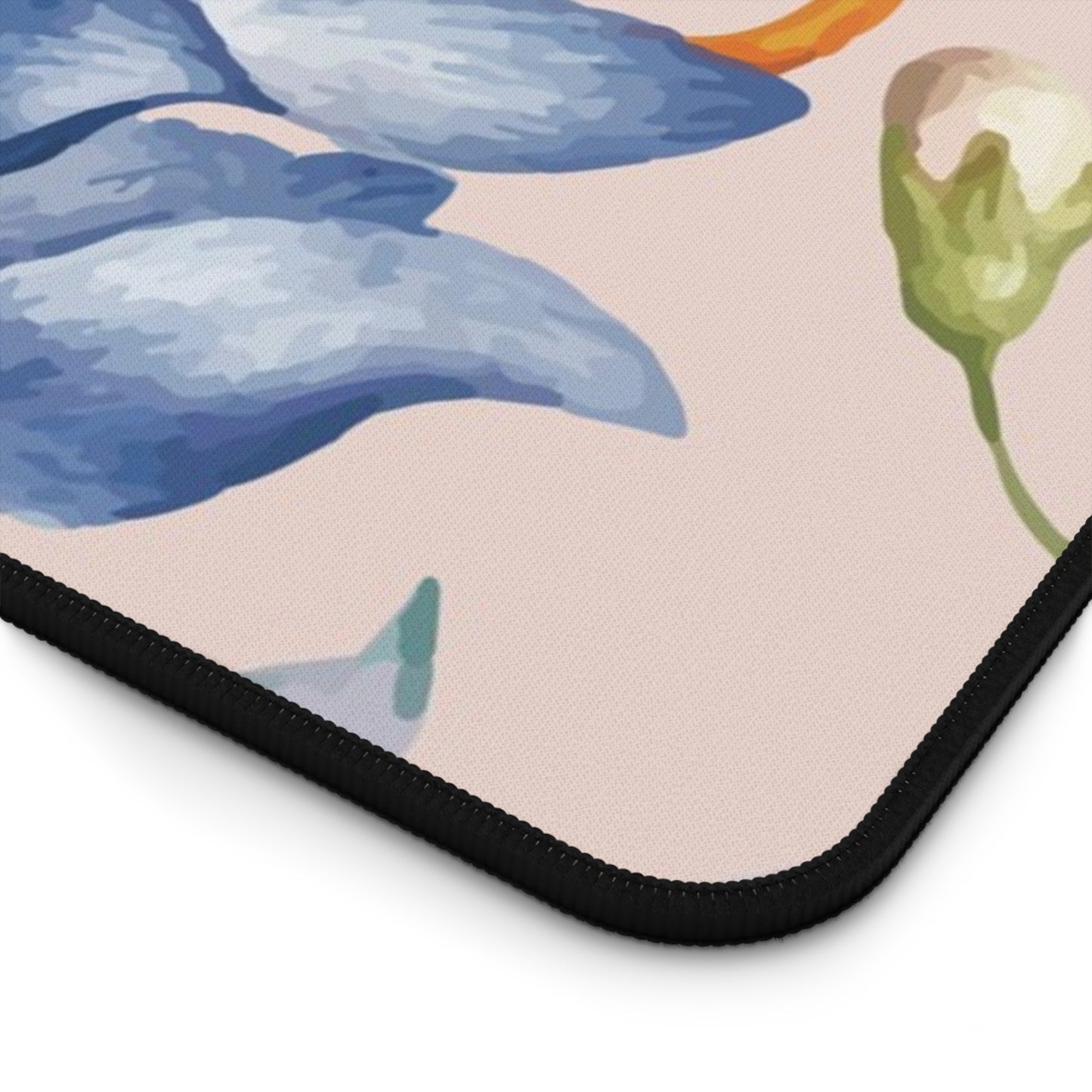 Desk Mat Aesthetic purple floral